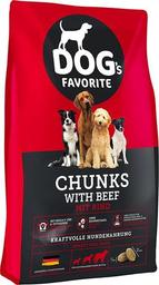 Сухой корм для собак Happy Dog Dog's Favorite Chunks With Beef, с говядиной, 15 кг (60947)