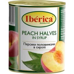 Персики Iberica половинками, у легкому сиропі, 820 г