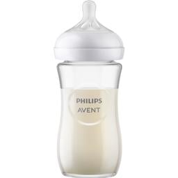 Стеклянная бутылочка для кормления Philips AVENT Natural Естественный поток, 240 мл (SCY933/01)