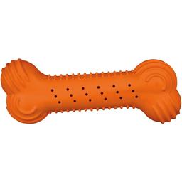 Іграшка для собак Trixie Кістка з шарудящим звуком, 18 см, помаранчева