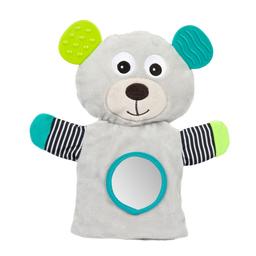 Іграшка-рукавичка з прорізувачем Canpol babies Bears, сірий (68/076_grey)