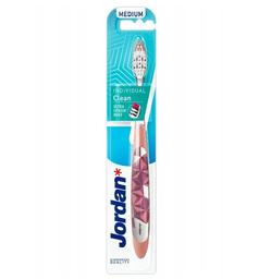 Зубная щётка Jordan Individual Clean Medium, розовый