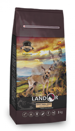 Сухий корм для собак дрібних порід Landor, качка з рисом, 1 кг