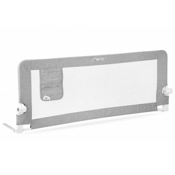 Защитный барьер для кровати MoMi Lexi XL light gray, светло-серый (AKCE00020)