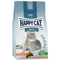 Сухой корм для взрослых кошек, обетающих в помещении Happy Cat Indoor Atlantik Lachs, со вкусом атлантического лосося, 300 г (70587)