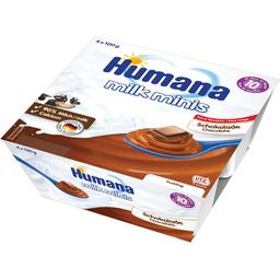 Пудинг Humana Шоколадный Milk Minis, 4 шт. по 100 г