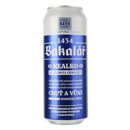 Пиво безалкогольне Bakalar Nealko, світле, 0,5%, з/б, 0,5 л (921768)