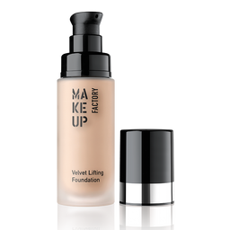 Оксамитова тональна основа з ефектом ліфтингу Make up Factory Velvet Lifting Foundation, відтінок 08A (Nude Touch), 30 мл (547570)