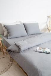 Комплект постельного белья Irya Marla gri, евростандарт, серый (svt-2000022293389)