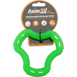 Игрушка для собак AnimAll Fun AGrizZzly Кольцо шестисторонное зеленая 12 см