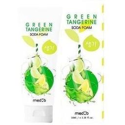 Пінка для вмивання обличчя з содою MED B Green Tangerine, з екстрактом зеленого мандарину, 100 мл