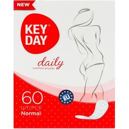 Ежедневные гигиенические прокладки Key Day Daily Normal 60 шт.