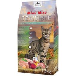 Сухий корм для котів Miau-Miau Sensible, 12 кг