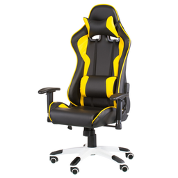Геймерское кресло Special4you ExtremeRace черное с желтым (E4756)