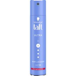 Лак Taft Ultra 4 для зміцнення волосся 250 мл