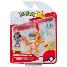 Набор игровых фигурок Pokemon W18 - Поньярд, Сквиртл, Монферно