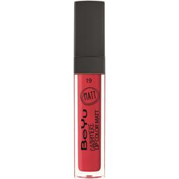 Блиск для губ BeYu Cashmere матовий відтінок 19 Scarlet Red 6.5 мл