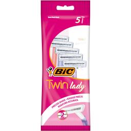 Бритва жіноча BIC Twin Lady, без змінних картриджів, 5 шт.
