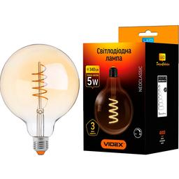 Светодиодная лампа Videx Filament 5 W E27 2200 K бронза (VL-G125FASD-05272)