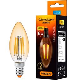 Светодиодная лампа Videx Filament 6 W E14 2200 K (VL-C37FA-06142)
