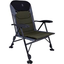 Кресло раскладное Bo-Camp Pike черное/серое/зеленое (1204110)