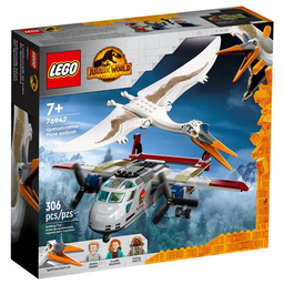 Конструктор LEGO Jurassic World Напад кетцалькоатля на літак, 306 деталей (76947)