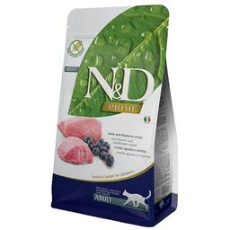 Сухой беззерновой корм для кошек Farmina N&D Grain Free Prime Cat Lamb&Blueberry Adult, ягненок и черника, 10 кг