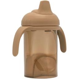 Чашка-непроливайка Difrax Non-Spill Sippy Cup Soft із силіконовим носиком 250 мл Caramel (704 Caramel)