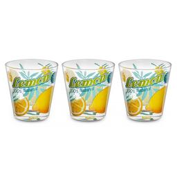 Набір склянок Cerve Лимон, 3 шт., 250 мл (650-629)