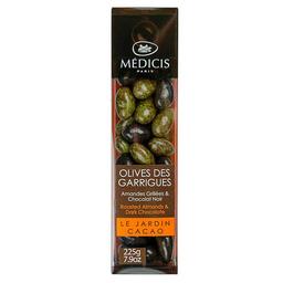 Мигдаль Medicis смажений в чорному шоколаді 225 г