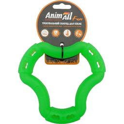 Іграшка для собак AnimAll Fun AGrizZzly Кільце шестистороннє зелена 15 см
