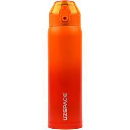 Термочашка для напитков UZspace X4 Gradient 500 мл оранжевая с красным (4201)