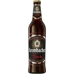 Пиво Krombacher Dark, темное, фильтрованное, 4,7%, 0,5 л