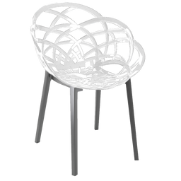Кресло Papatya Flora, белый (4820113210167)