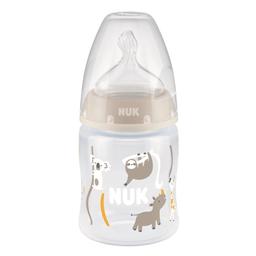 Бутылочка для кормления NUK First Choice Plus Сафари, c силиконовой соской, 150 мл, бежевый (3952400)
