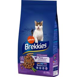 Сухой корм для стерилизованных котов Brekkies Cat Sterilized с курицей 1.5 кг