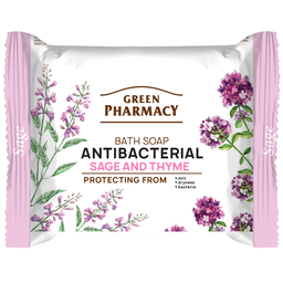 Мыло Зеленая Аптека Bath soap Antibacterial Sage and Thyme, 100 г