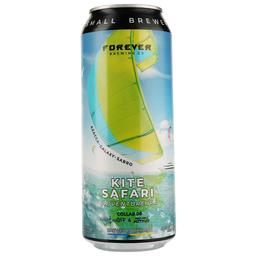 Пиво Forever Kite Safari, светлое, нефильтрованное, 7%, ж/б, 0,5 л (502446)