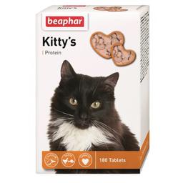 Вітамінізовані ласощі Beaphar Kitty's + Protein для кішок з протеїном та рибою, 180 т