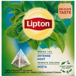 Чай зеленый Lipton Intense Mint, 32 г (20 шт. х 1.6 г) (917454)