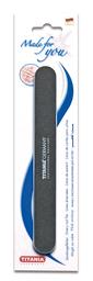 Пилочка для ногтей Titania Profi, 18 см, серый (1032)