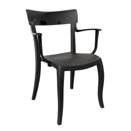 Кресло Papatya Hera-K, черное сиденье, верх черный (289658)