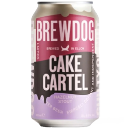 Пиво BrewDog Cake Cartel, темное, 6%, ж/б, 0,33 л (915570)