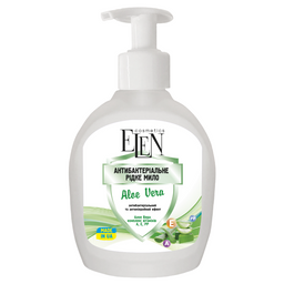 Рідке мило ELEN Cosmetics Aloe Vera, антибактеріальне, 300 мл