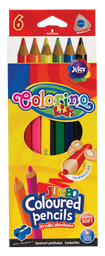Карандаши цветные Colorino Jumbo, с точилкой, 6 цветов, 6 шт. (15516PTR/1)