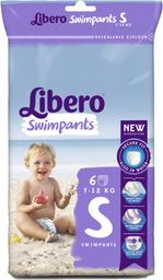 Трусики для басейну Libero Swimpants Small 4 (7-12 кг), 6 шт.