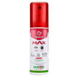 Спрей Vaco Max Deet 30% від комарів кліщів та мошок, з пантенолом, 80 мл