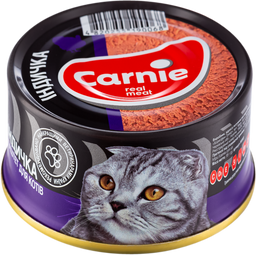 Влажный корм для кошек Carnie Паштет мясной, с индейкой, 90 г (90501)