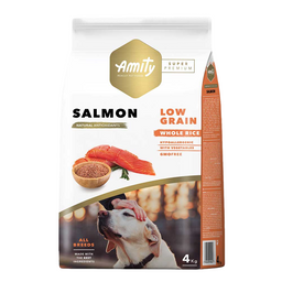 Сухий корм для дорослих собак Amity Super Premium Salmon, з лососем, 4 кг (597 SALMON 4 KG)