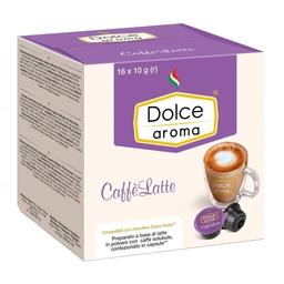 Кава мелена Dolce Aroma Caffe Latte Dolce Gusto, капсули, 160 г (881651)